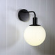 Opal Ribbed Glass Wall Light E27 25W Opal Ribbed Glass Wall Light E27 25W
